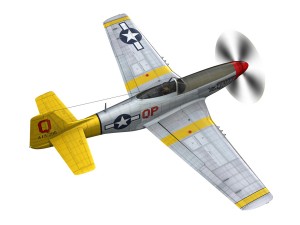 north american p51d mustang marie 3D Model