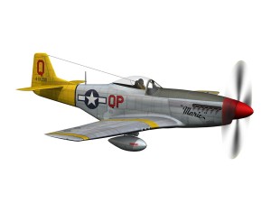 north american p51d mustang marie 3D Model