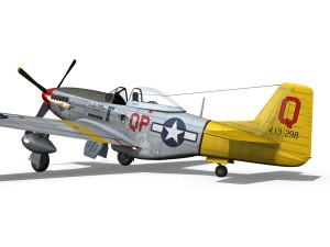 north american p51d mustang marie 3D Model