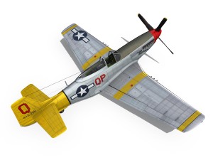 north american p51d mustang marie 3D Model