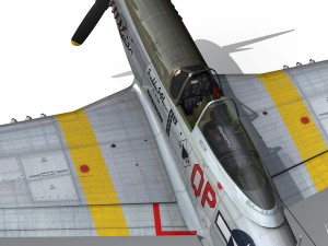 north american p51d mustang marie 3D Model