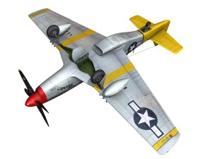north american p51d mustang marie 3D Model