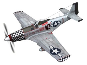 north american p51d mustang big beautiful doll 3D Model