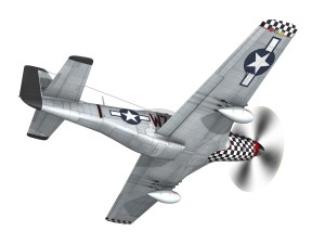 north american p51d mustang big beautiful doll 3D Model