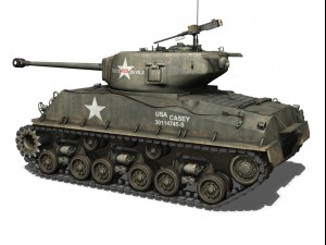 m4a3e8 sherman easy eight rices red devils 3D 모델