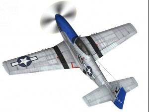 north american p51d mustang moonbeam mcswine 3D Model