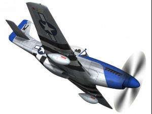 north american p51d mustang moonbeam mcswine 3D Model