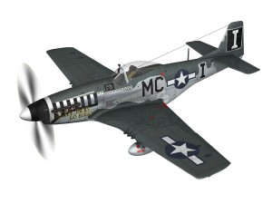 north american p51d mustang happy jacks go buggy 3D Model