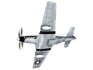 north american p51d mustang happy jacks go buggy 3D Model