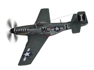 north american p51d mustang happy jacks go buggy 3D Model