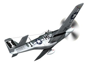 north american p51d mustang happy jacks go buggy 3D Model