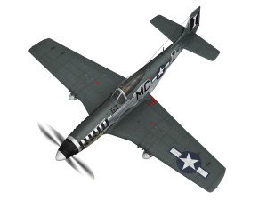 north american p51d mustang happy jacks go buggy 3D Model