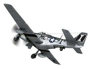 north american p51d mustang happy jacks go buggy 3D Model