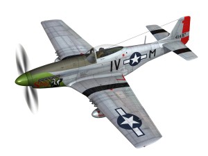 north american p51d mustang stinky 3D 模型