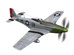 north american p51d mustang stinky 3D 模型