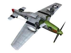 north american p51d mustang stinky 3D 模型