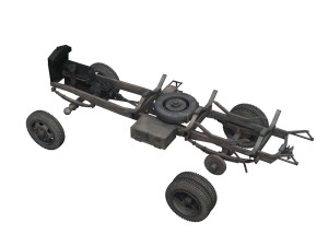 opel blitz 3ton fuel transporter 3D Модель