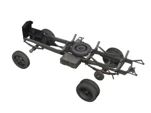 opel blitz 3ton fuel transporter 3D Model