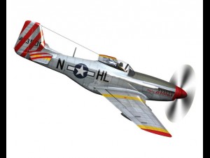 north american p 51d flying dutchman 3D Модель