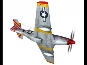 north american p 51d flying dutchman 3D Модель