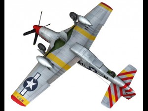 north american p 51d flying dutchman 3D Модель