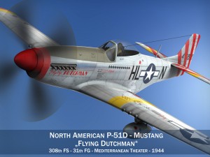 north american p 51d flying dutchman Modelo 3D