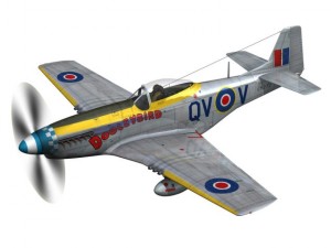 north american p 51k mustang mk iv dooleybird 3Dモデル