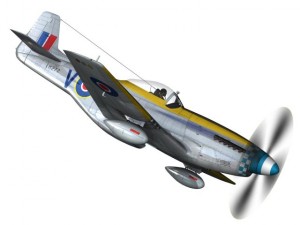 north american p 51k mustang mk iv dooleybird 3Dモデル