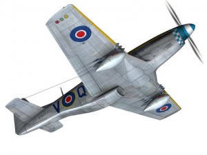 north american p 51k mustang mk iv dooleybird 3Dモデル