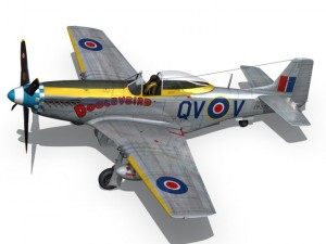 north american p 51k mustang mk iv dooleybird 3Dモデル