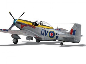 north american p 51k mustang mk iv dooleybird 3Dモデル