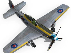 north american p 51k mustang mk iv dooleybird 3D Model