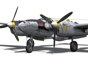 lockheed p 38 lightning florida cracker Modelo 3D