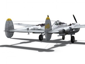 lockheed p 38 lightning florida cracker Modelo 3D