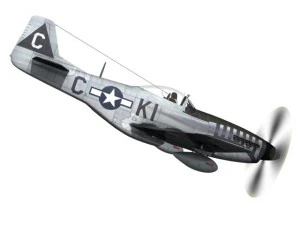 north american p 51d mustang cathy beloved 3D Model