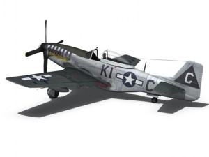 north american p 51d mustang cathy beloved Model 3D