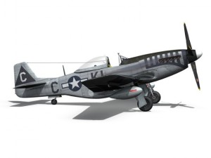 north american p 51d mustang cathy beloved Model 3D