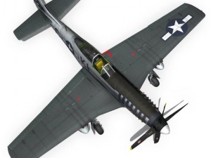 north american p 51d mustang cathy beloved Model 3D