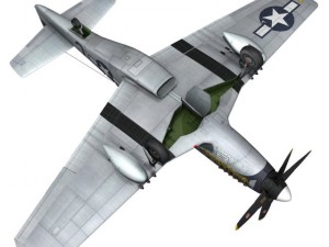 north american p 51d mustang cathy beloved Model 3D