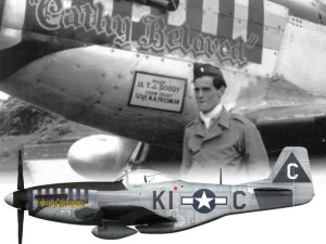 north american p 51d mustang cathy beloved 3D Model