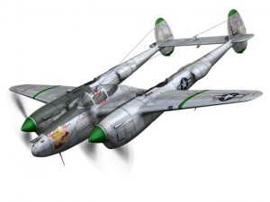 lockheed p38 lightning glamour puss ii 3Dモデル