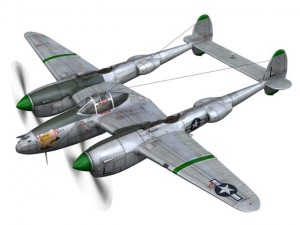 lockheed p38 lightning glamour puss ii Modèle 3D