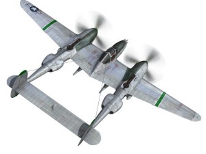 lockheed p38 lightning glamour puss ii Modèle 3D