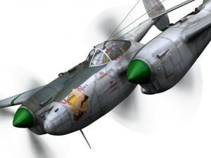 lockheed p38 lightning glamour puss ii Modèle 3D