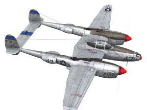 lockheed p38 lightning jewboy 3D 模型