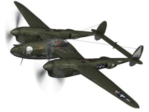 lockheed p38 lightning journeys end Modèle 3D