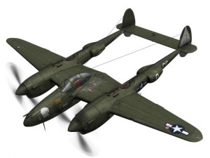 lockheed p38 lightning journeys end Modèle 3D