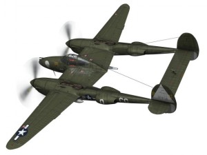 lockheed p38 lightning journeys end Modèle 3D