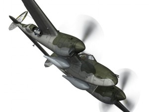lockheed p38 lightning journeys end Modèle 3D