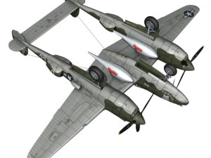 lockheed p38 lightning journeys end Modèle 3D